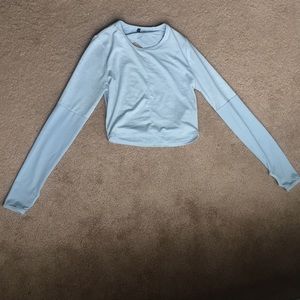 Nikki B limited edition drop back crop top